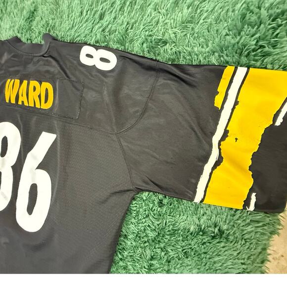Pittsburgh Steelers Hines Ward Jersey SZ 4XL Big & Tall Y2K RARE Size - Picture 5 of 6